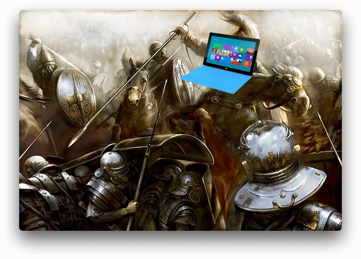 Microsoft Surface призван возглавить крестовый поход против Apple Microsoft Surface призван возглавить крестовый поход против Apple