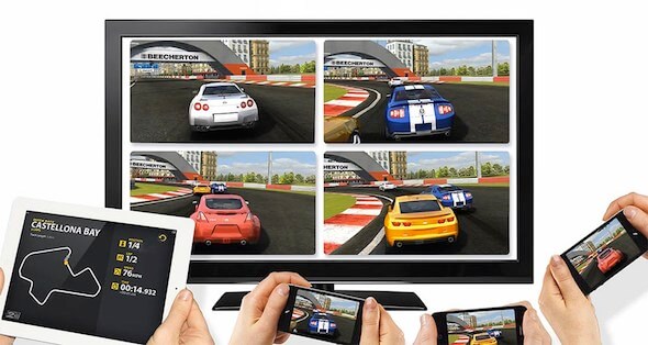 Real Racing через AirPlay Real Racing через AirPlay