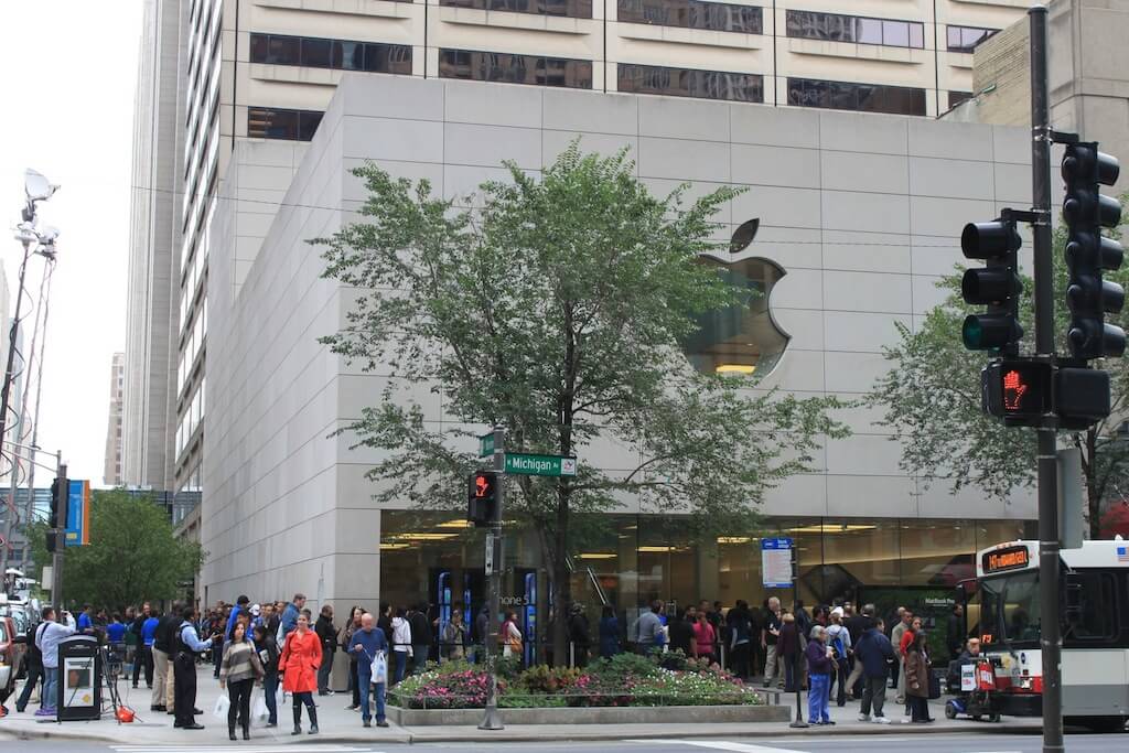 Apple Store в Чикаго Apple Store в Чикаго