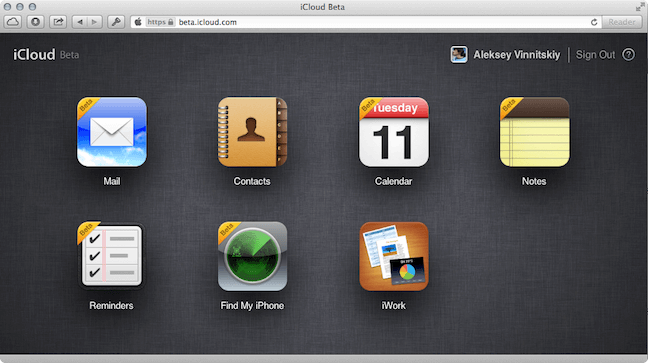 Веб-интерфейс iCloud получил обновление в преддверии выхода iOS 6 Веб-интерфейс iCloud получил обновление в преддверии выхода iOS 6