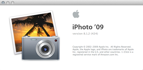 Старая добрая 9 версия iPhoto Старая добрая 9 версия iPhoto