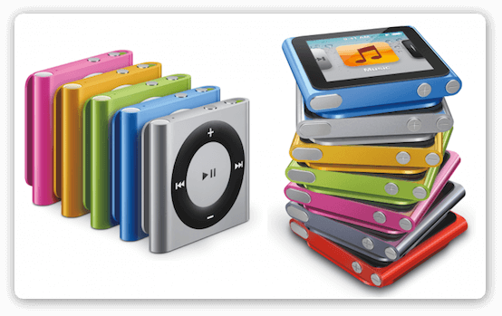 iPod nano and iPod Shuffle iPod nano and iPod Shuffle