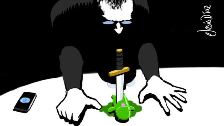 Карты Apple — плод ненависти Стива Джобса к Google. Фото.