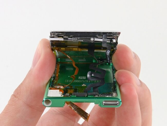 Новый iPod nano под микроскопом iFixit Новый iPod nano под микроскопом iFixit