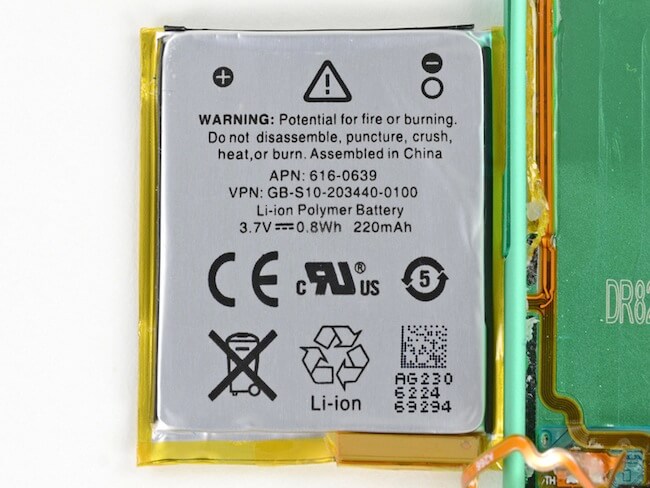 Новый iPod nano под микроскопом iFixit Новый iPod nano под микроскопом iFixit