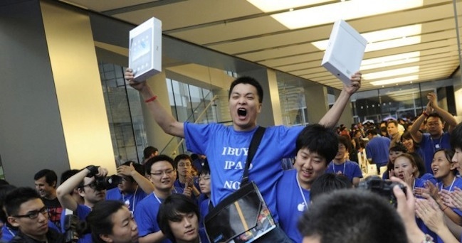Каждому китайцу в руки по iPad ipad