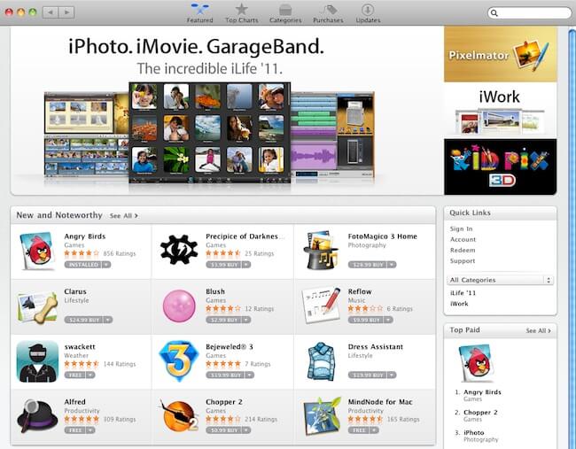 Mac App Store Mac App Store