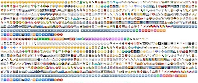 Простой набор символов iOS Простой набор символов iOS