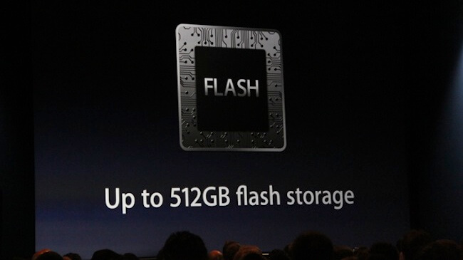 Apple увеличит объем своих SSD-накопителей. Фото.