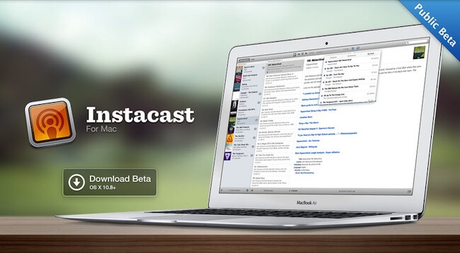 Instacast — один из лучших агрегаторов подкастов для Mac. Фото.