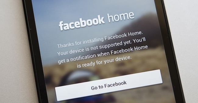 Facebook Home Facebook Home
