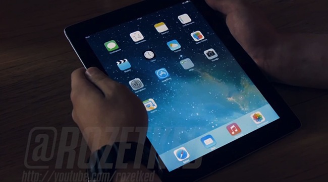 Видео: iOS 7 запустили на iPad. Фото.