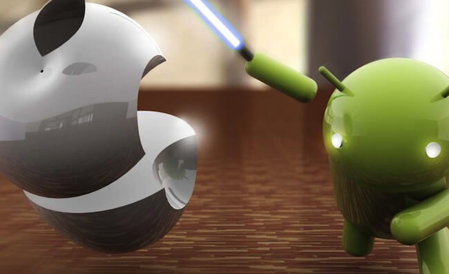 iOS против Android iOS против Android
