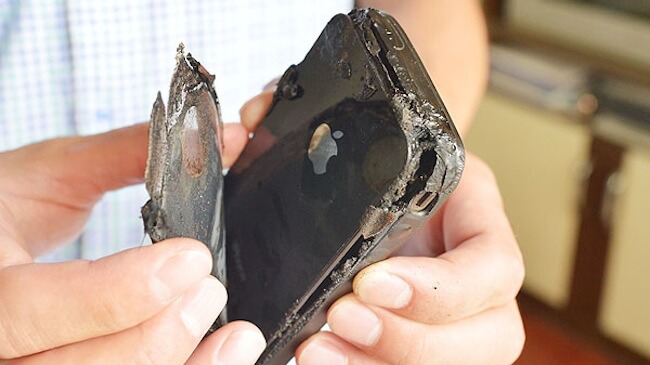 Взорвавшийся iPhone Взорвавшийся iPhone