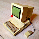 Apple IIc: из конструктора Lego. Apple IIc: из конструктора Lego. Фото.