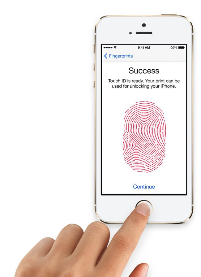 iPhone 5S - Touch ID в действии iPhone 5S - Touch ID в действии