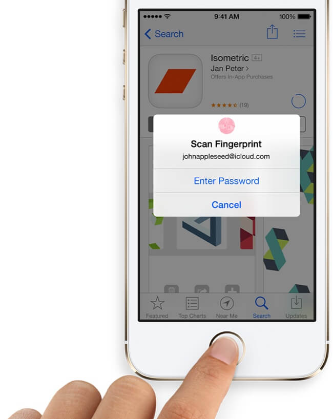 iPhone 5S - Логиньтесь пальцем iPhone 5S - Логиньтесь пальцем
