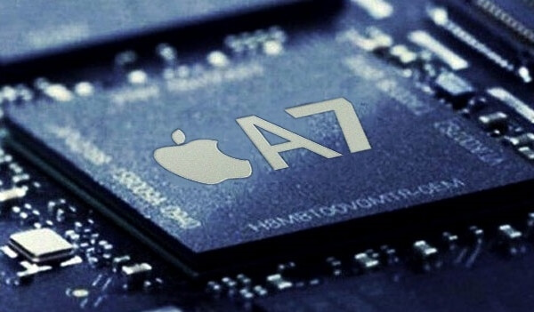 Производителем процессора A7 стала Samsung. Фото.
