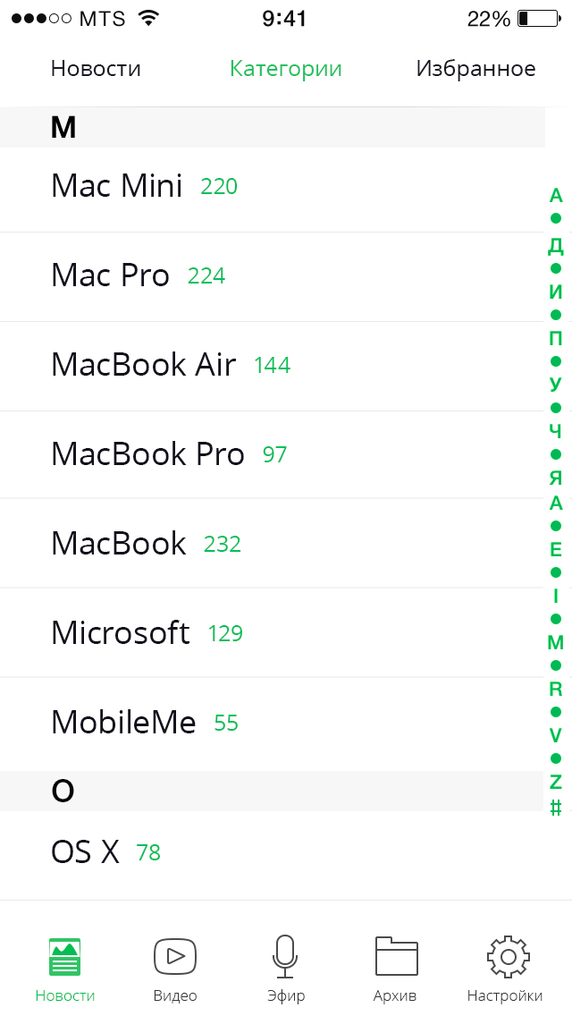 categories categories