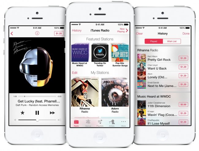iTunes Radio - вид iTunes Radio - вид