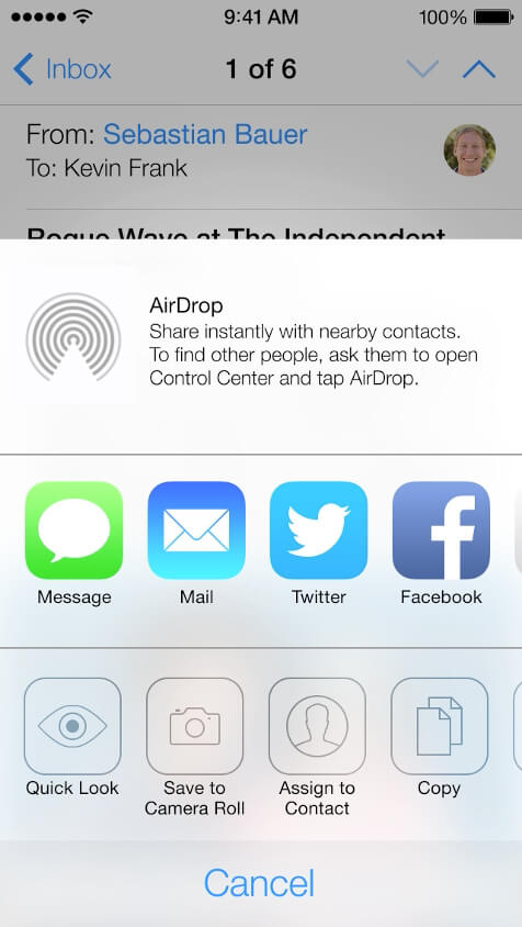 Control Panel в iOS7 Control Panel в iOS7