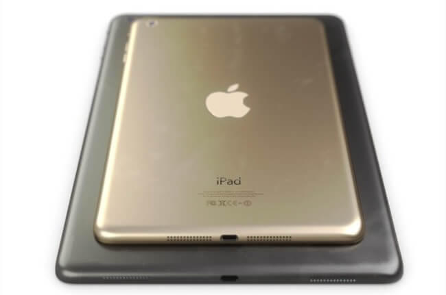 [Слух] iPad mini 2 унаследует цвета от iPhone 5s. Фото.
