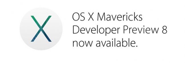 OS X Mavericks DP 8 OS X Mavericks DP 8