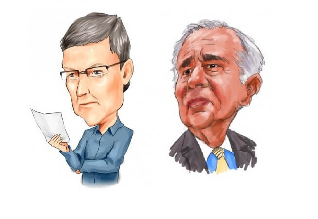 На Тима Кука наехали? Фото.