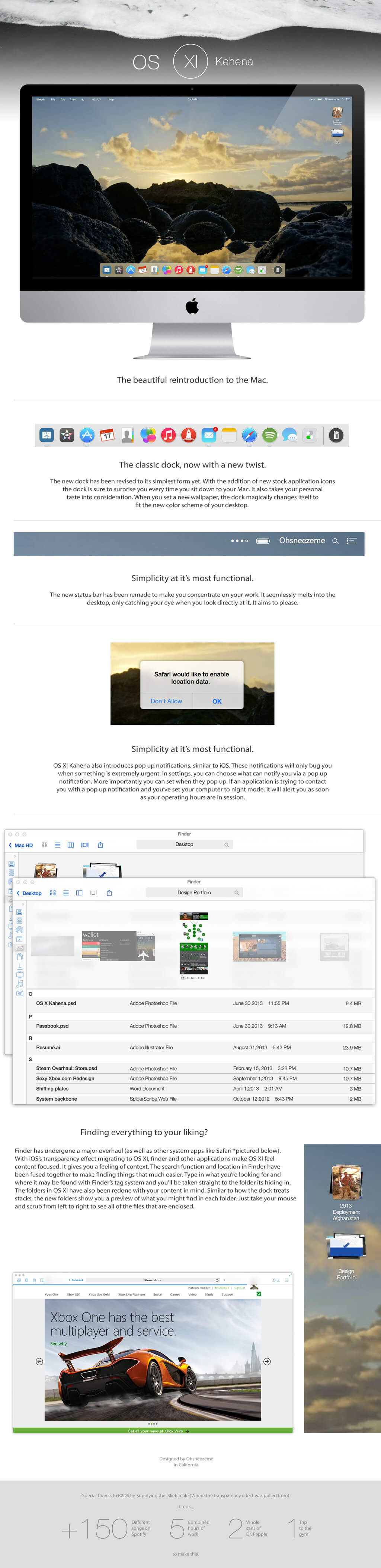Еще один концепт OS X - очень интересный! 