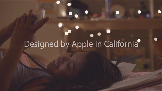Designed by Apple ad Designed by Apple ad