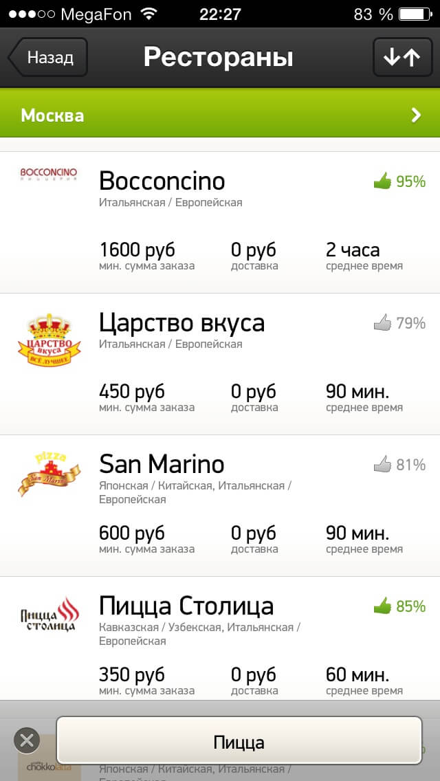 Круглосуточная доставка еды в Новосибирске