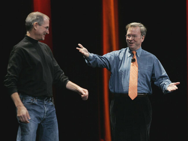 Jobs vs Schmidt 2007 Jobs vs Schmidt 2007