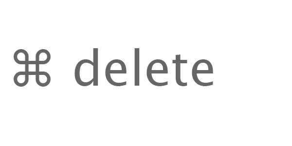 Delete line