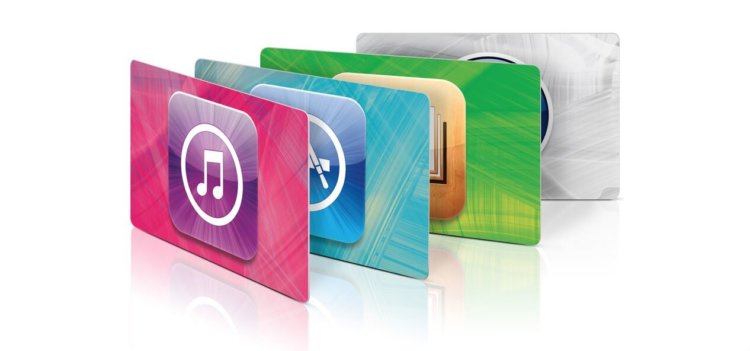 Карты App Store — отличный подарок к Новому году. Фото.