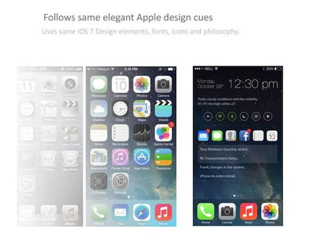 Концепт iOS8 Концепт iOS8