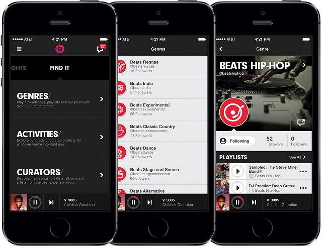 Beats Music на iPhone 5S Beats Music на iPhone 5S