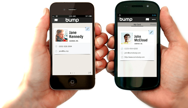 Bump для iPhone и Android Bump для iPhone и Android