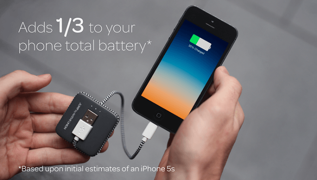 JUMP способен зарядить iPhone 5S на 1/3 JUMP способен зарядить iPhone 5S на 1/3