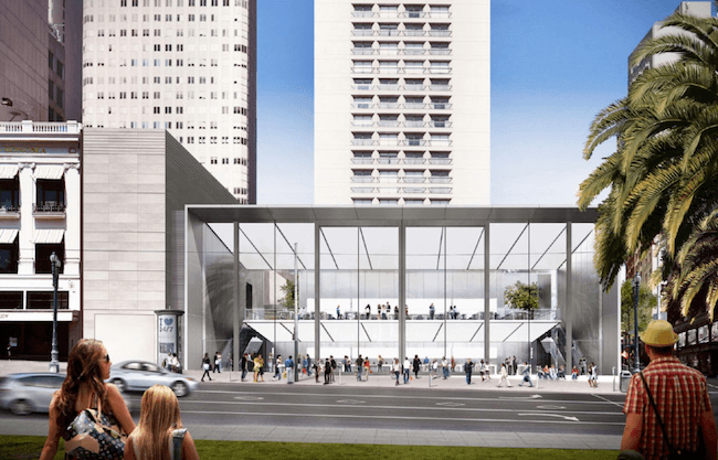 Рендер будущего Apple Store Рендер будущего Apple Store