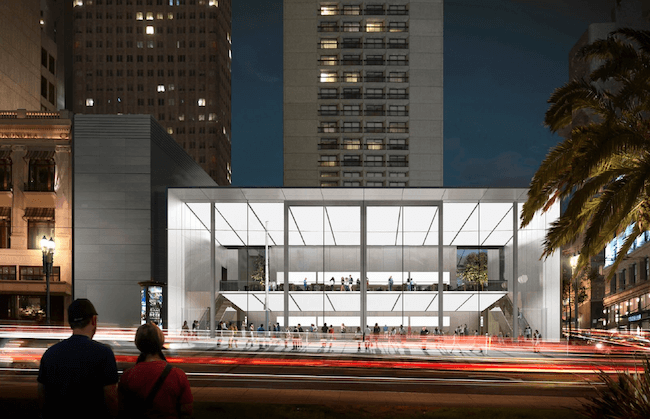 Рендер будущего Apple Store Рендер будущего Apple Store