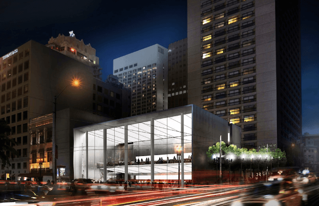 Рендер будущего Apple Store Рендер будущего Apple Store