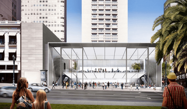 Рендер будущего Apple Store Рендер будущего Apple Store