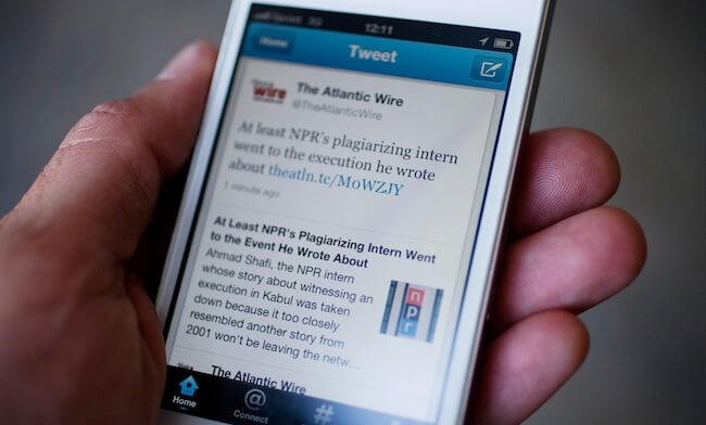 Twitter для iPhone Twitter для iPhone