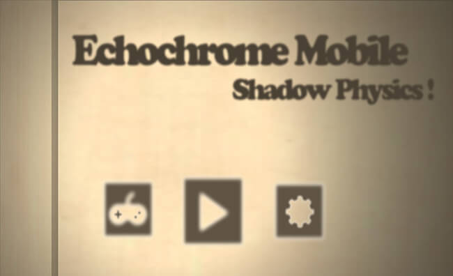 Echochrome Mobile HD: Shadow physics! Echochrome Mobile HD: Shadow physics!