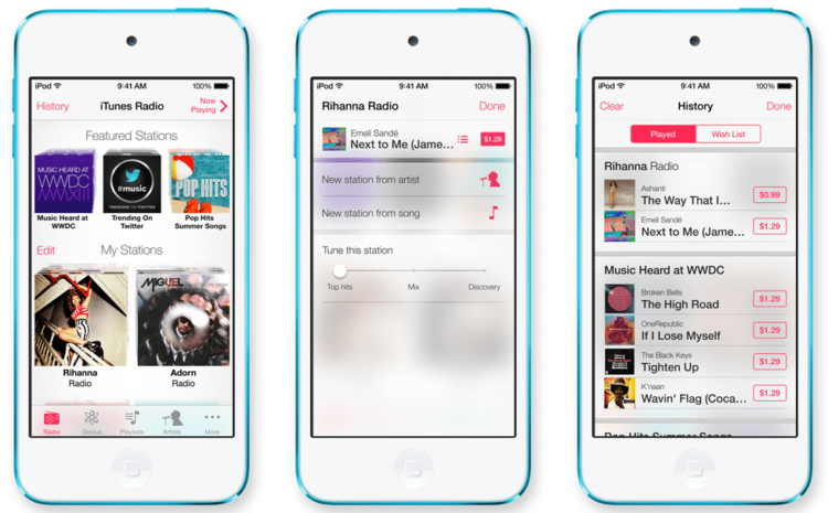 Пользователи iTunes Radio не хотят платить за песни. Фото.