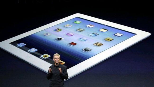 Тим Кук на фоне iPad Тим Кук на фоне iPad