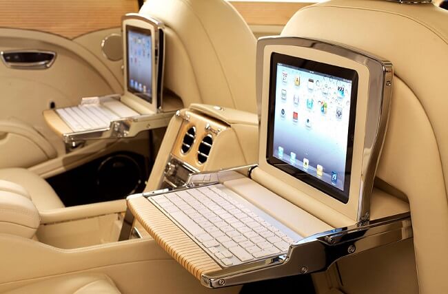 iPad в салоне Bentley iPad в салоне Bentley