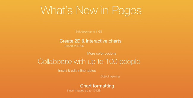 Что нового в Pages Что нового в Pages