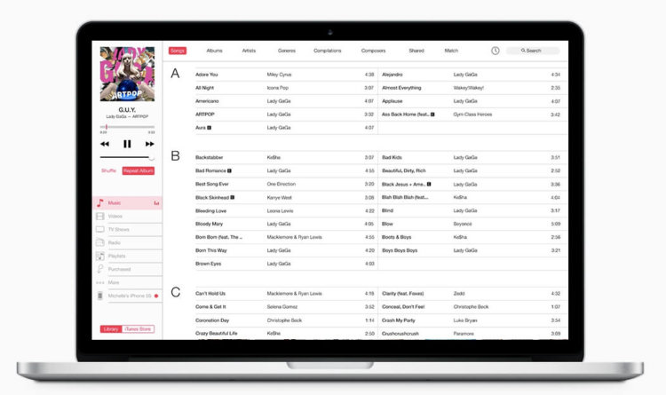 Концепт iTunes Концепт iTunes