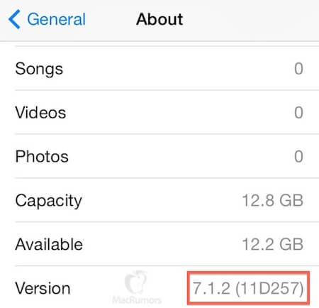iOS 7.1.2 iOS 7.1.2